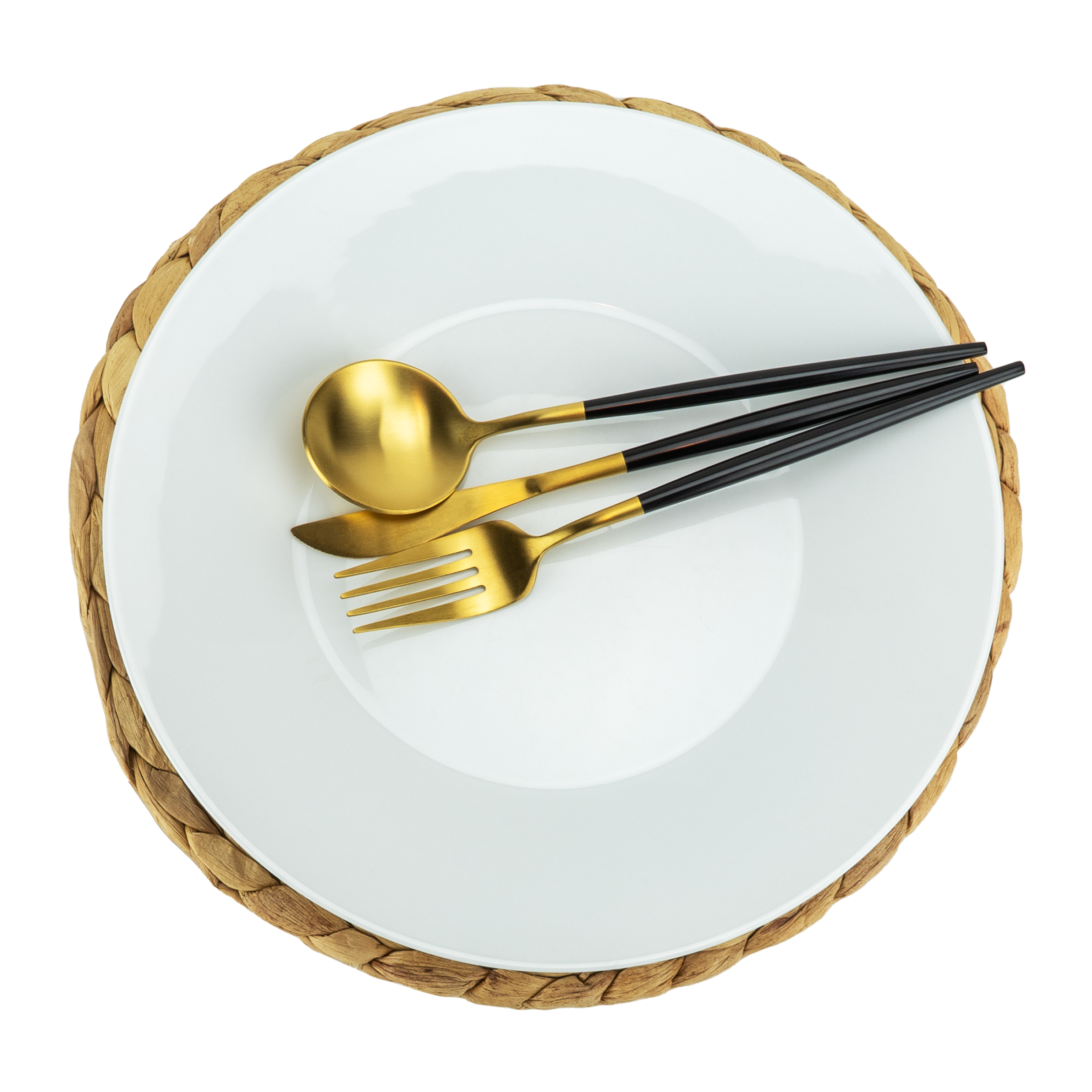 Lichtbruine placemat van rotan