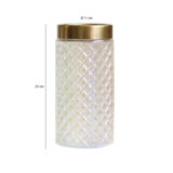 vaas wit gouden rand