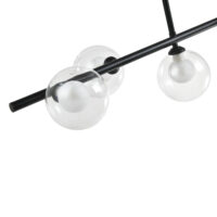 Hanglamp-glazen-bollen-Zwart