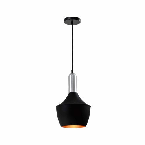 moderne hanglamp zwarte en zilver