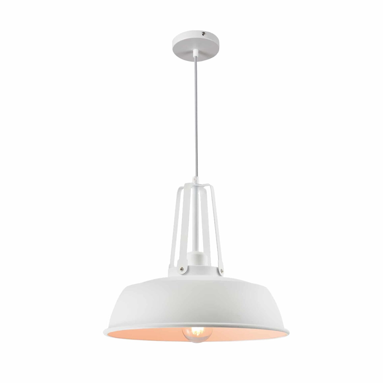 Hanglamp diameter 35 cm wit