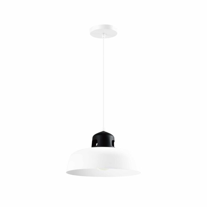 Simplistische hanglamp met een diameter van 30 cm