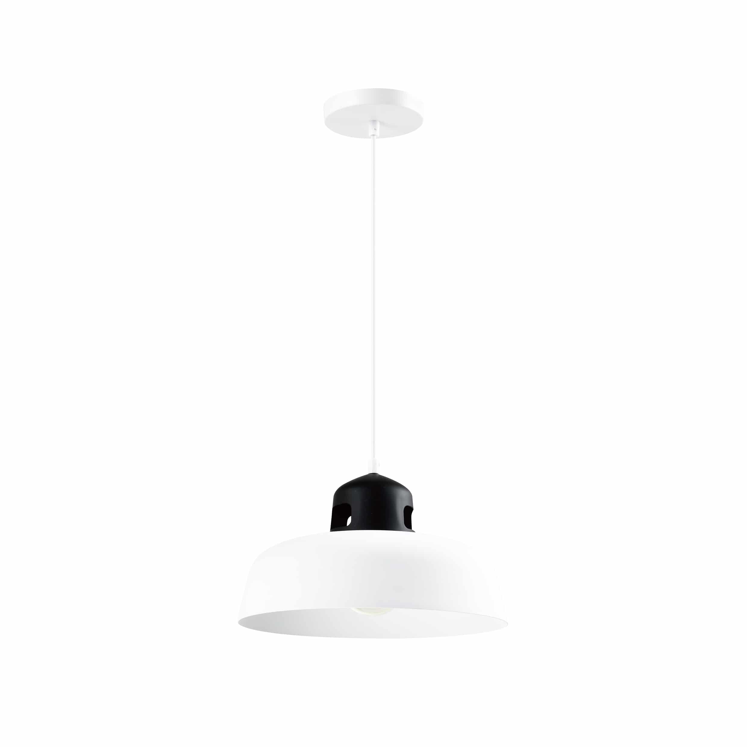Simplistische hanglamp met een diameter van 30 cm