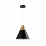 kegelvormige lamp met een diameter van 22 cm