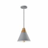 Grijze hanglamp voor in de woonkamer, keuken of slaapkamer