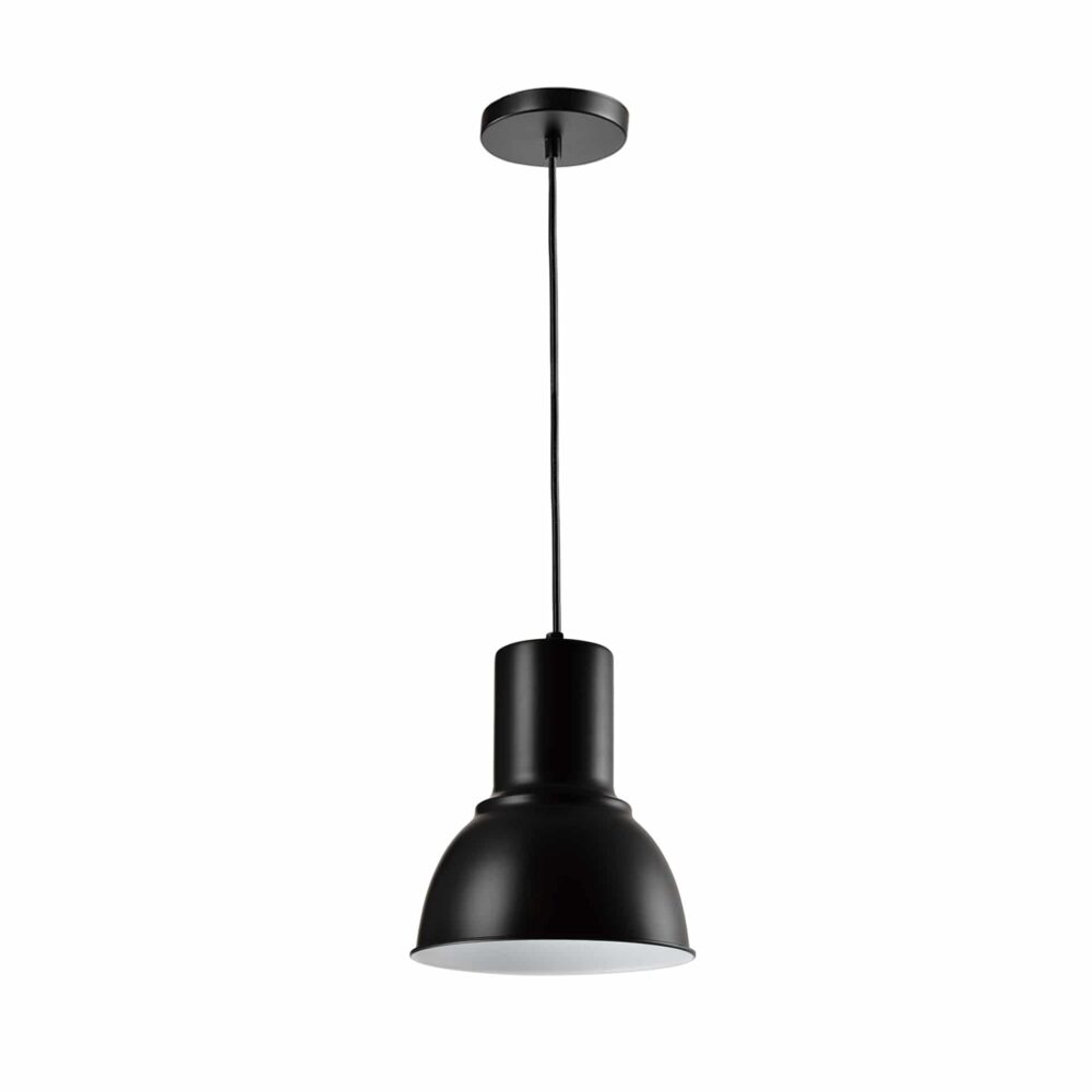 Zwarte retro lamp