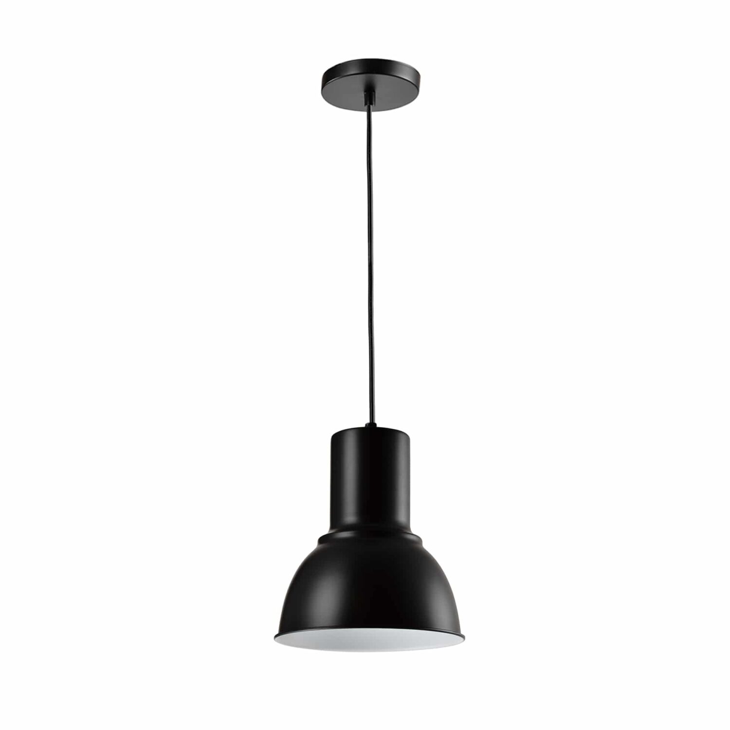 Zwarte retro lamp