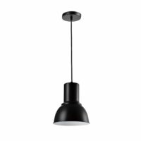 Zwarte retro lamp