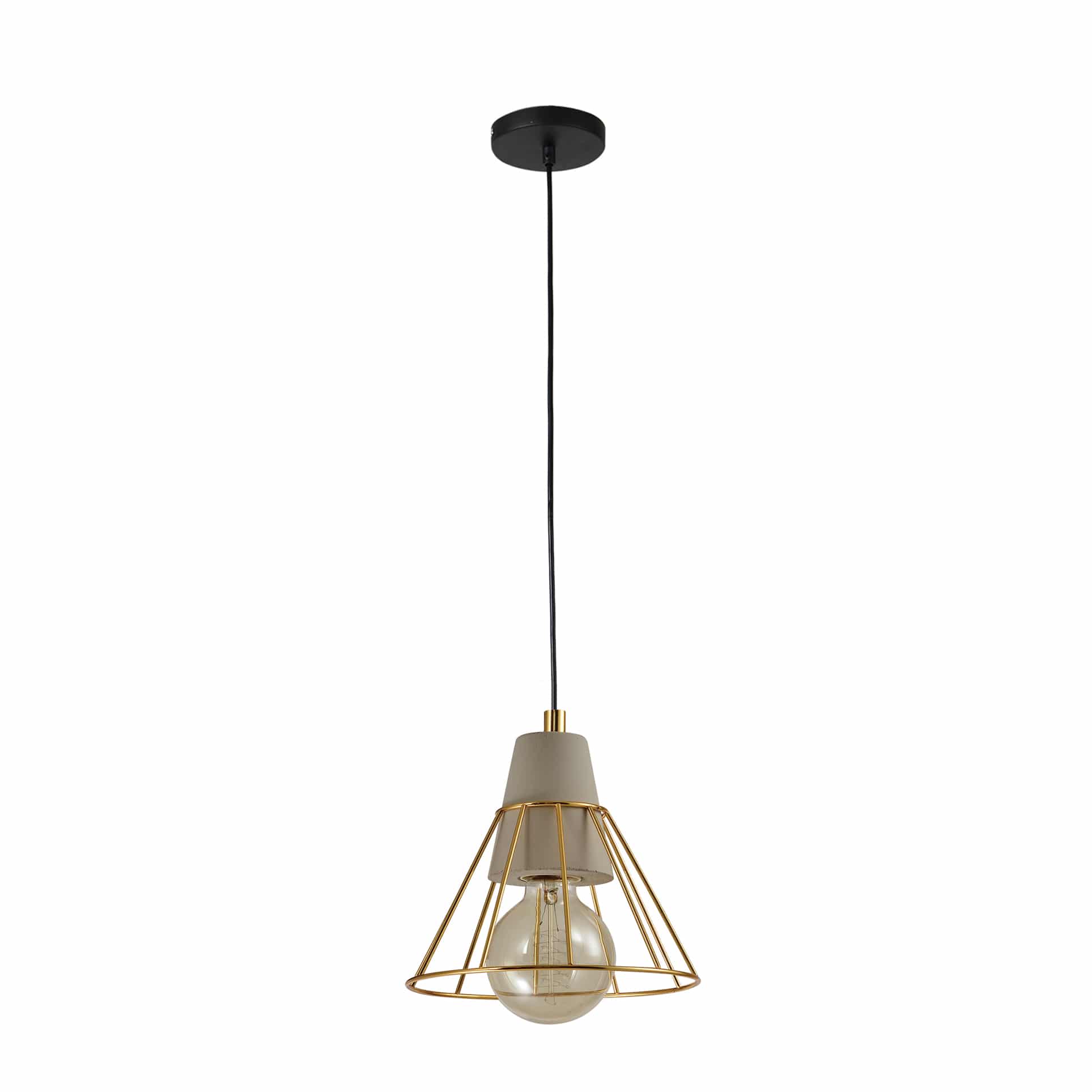 prismavormige kooi hanglamp