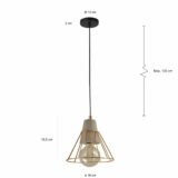 hanglamp prismavormige kooi