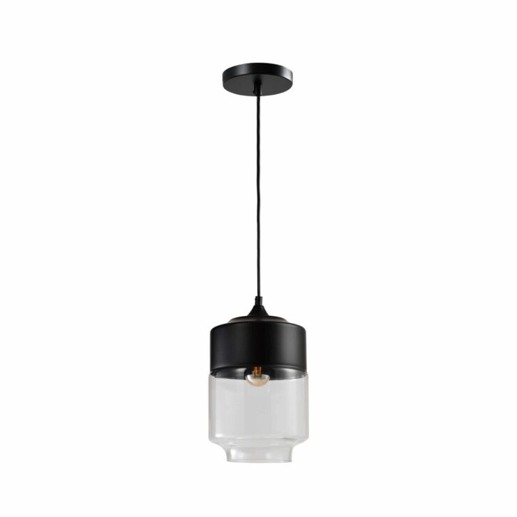 Verlichting staal met glas