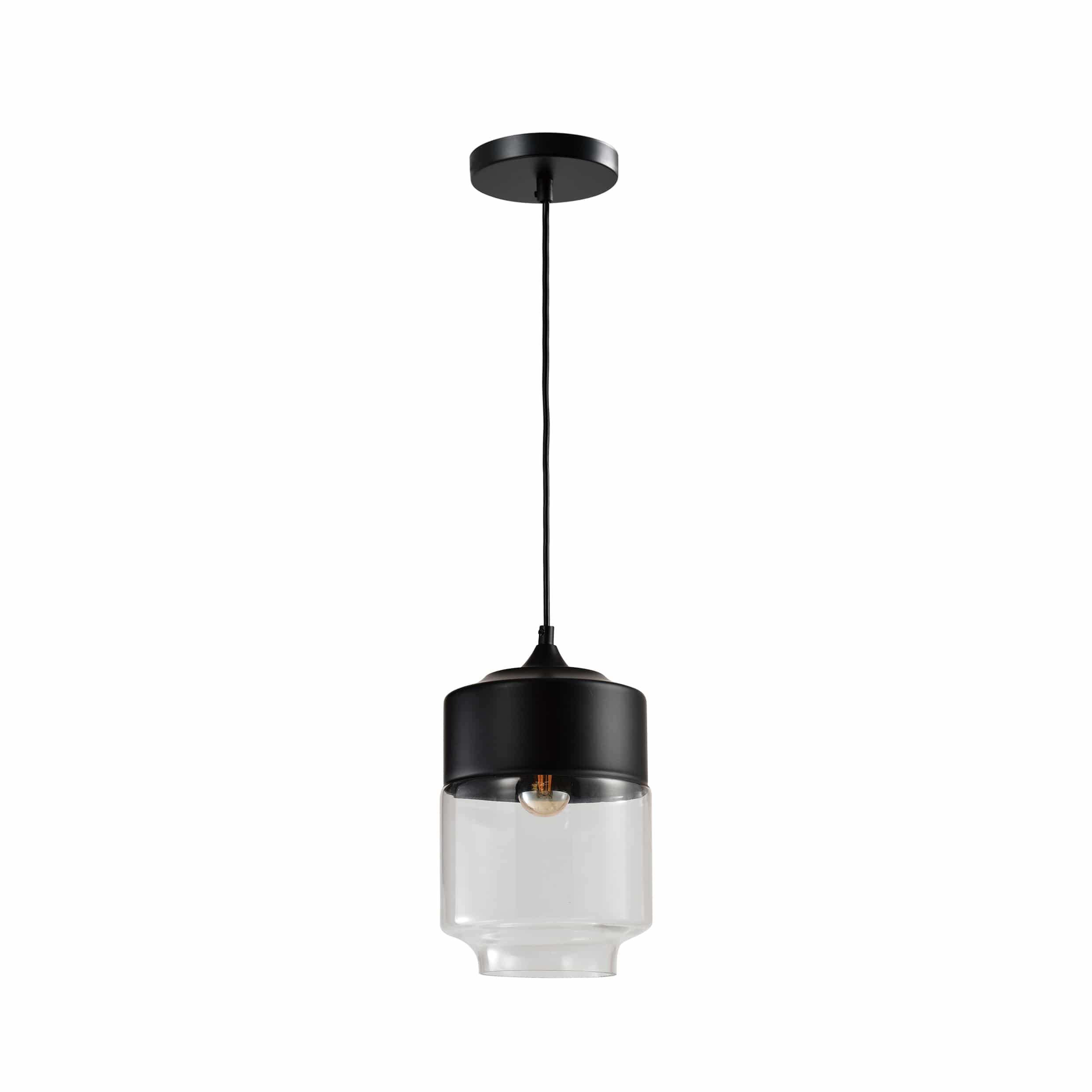 Verlichting staal met glas