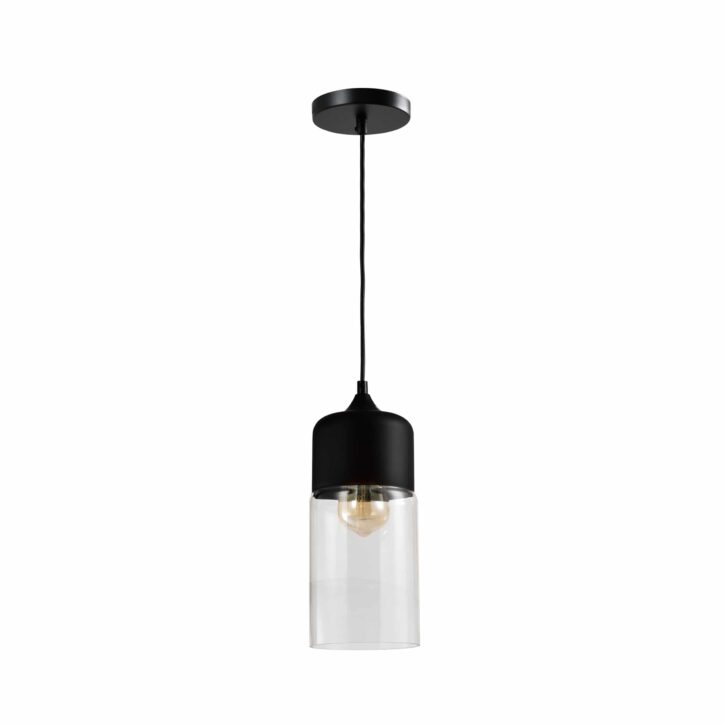 Hanglampen van metaal en glas
