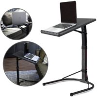 verstelbare laptoptafel grijs